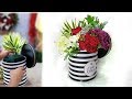 how to make box flower arrangements || box gift bouquet || Flower bouquet in box