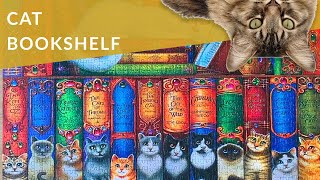 Time lapse: Cat Bookshelf | Bluebird Puzzle (Randal Spangler) (70216) 1000 pieces screenshot 4