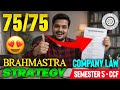 75/75😍Company Law Strategy And One shots| Bcom sem-5 CCF | Calcutta University