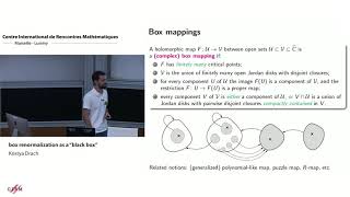 Kostiantyn Drach: Box renormalization as a 'black box'