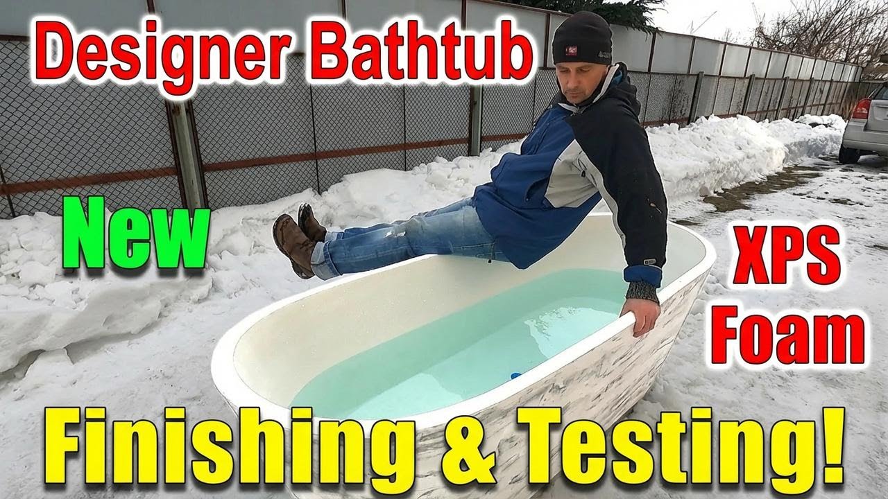 DIY Bathtub for $50: Building, Finishing, and Testing!