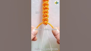 #226 Bracelet Knitting Tutorial, Macrame #shorts #macrametutorial #tricks #howto #craftideas
