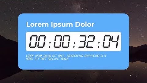 Counter Timers Toolkit DaVinci Resolve Macros
