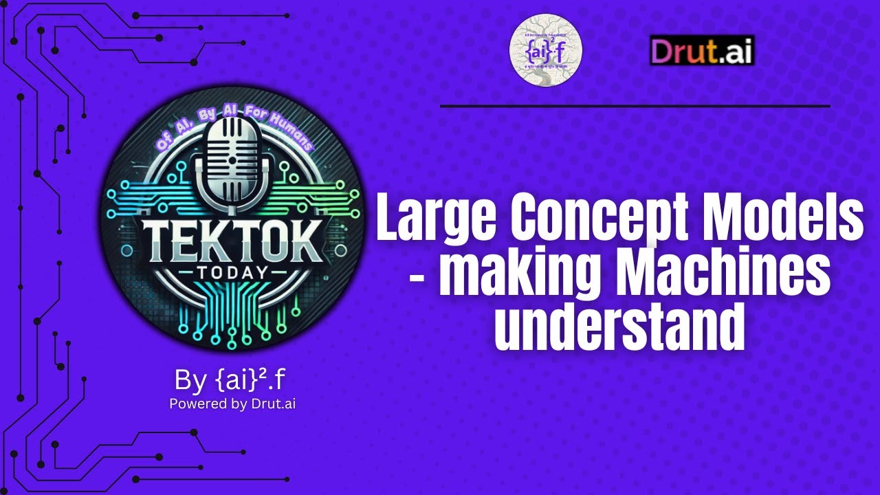 Large Concept Models - making machines understand - YouTube