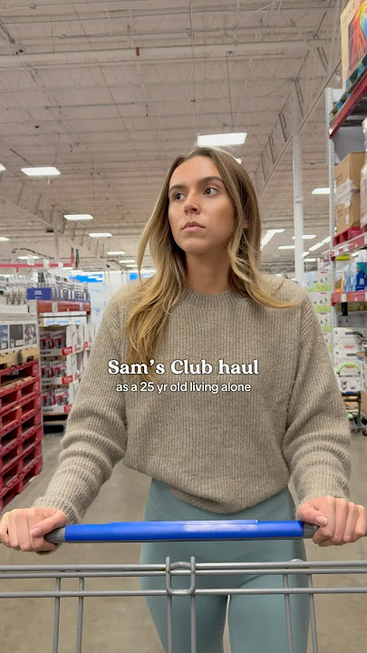 sams club haul as a solo girl living alone in nashville #groceryhaul