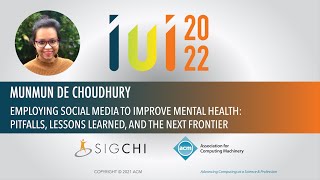 IUI 2022 Keynote (Munmun De Choudhury) and Live Ukrainian Music