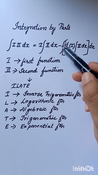 ilate-rule-integration-by-parts-formula-shorts-ilate-youtube