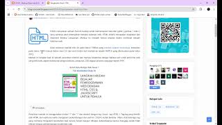 Pengenalan Web Dasar - Mengenal HTML
