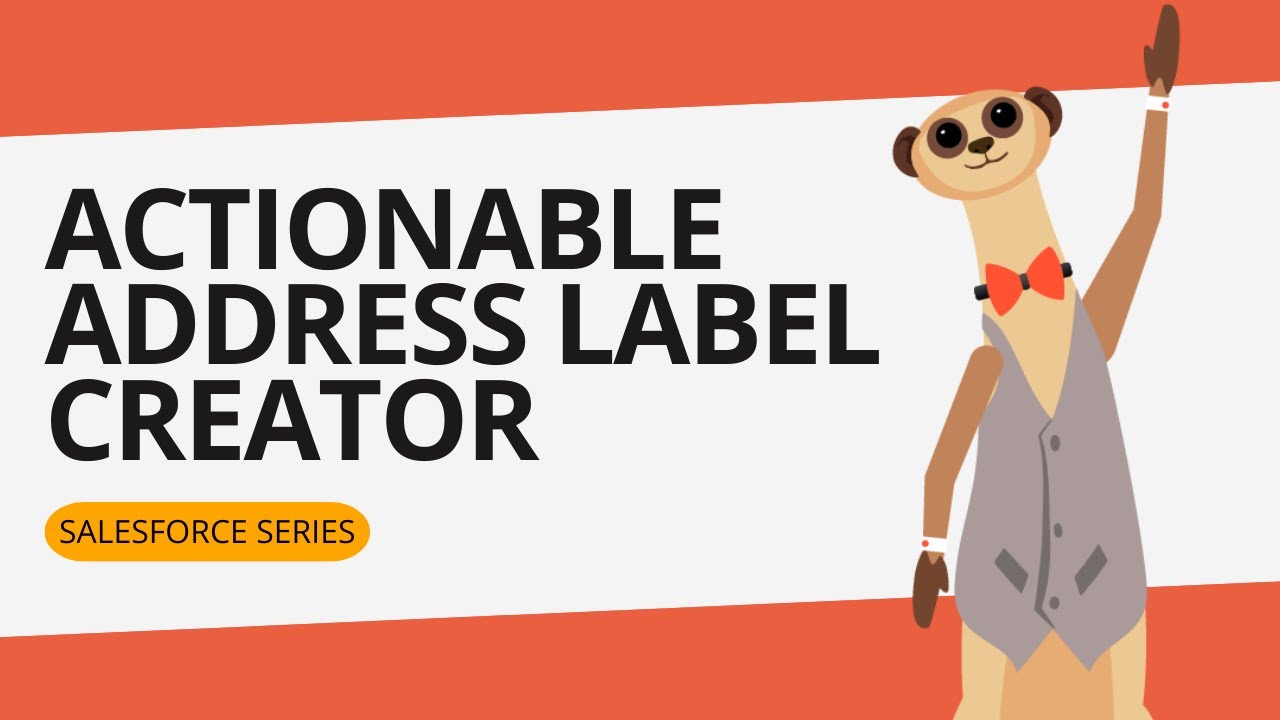 Actionable Address Label Creator - YouTube