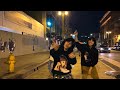 Trainee a freestyle dance on la street at night  down bad jj james woochan guerrilla stage