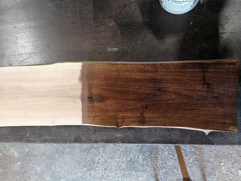 Как да си направим и използваме домашен орехов байц за дърво.How to make and use  walnut stain .