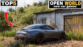 top 5 open world new car games for android devices | offline car game | @engineerthegamer2.0