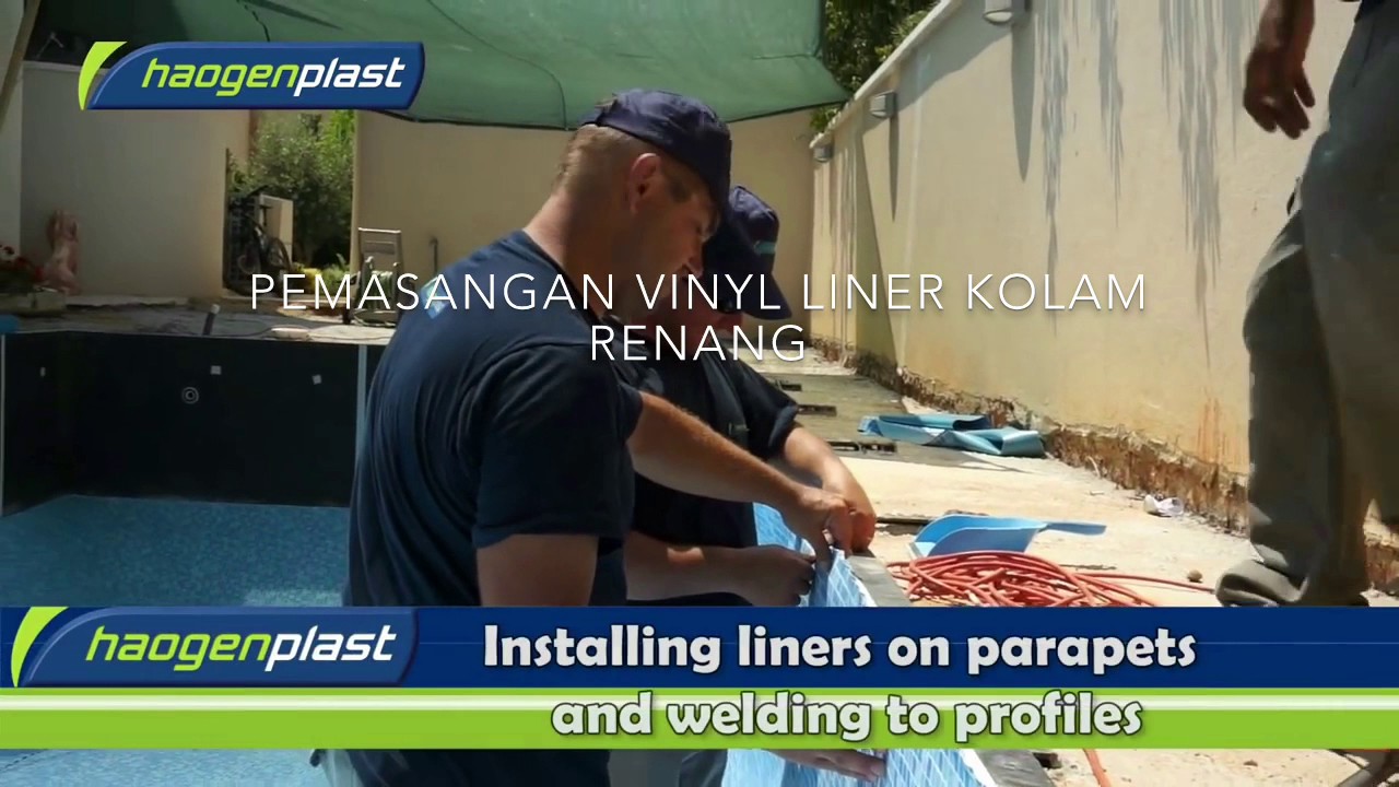 Pemasangan Vinyl Liner Kolam Renang Budis Pool Tips