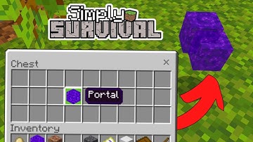 Nether Portal Block Farm 100% in Survival! Minecraft 1.18+ (Tutorial) MCPE,Xbox,Windows,Switch,PS