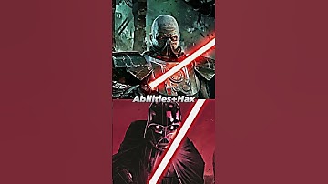 Darth Vader vs Darth Malgus (Legends) #shorts #starwars #darthvader #vs #darthmalgus #1v1 #swtor