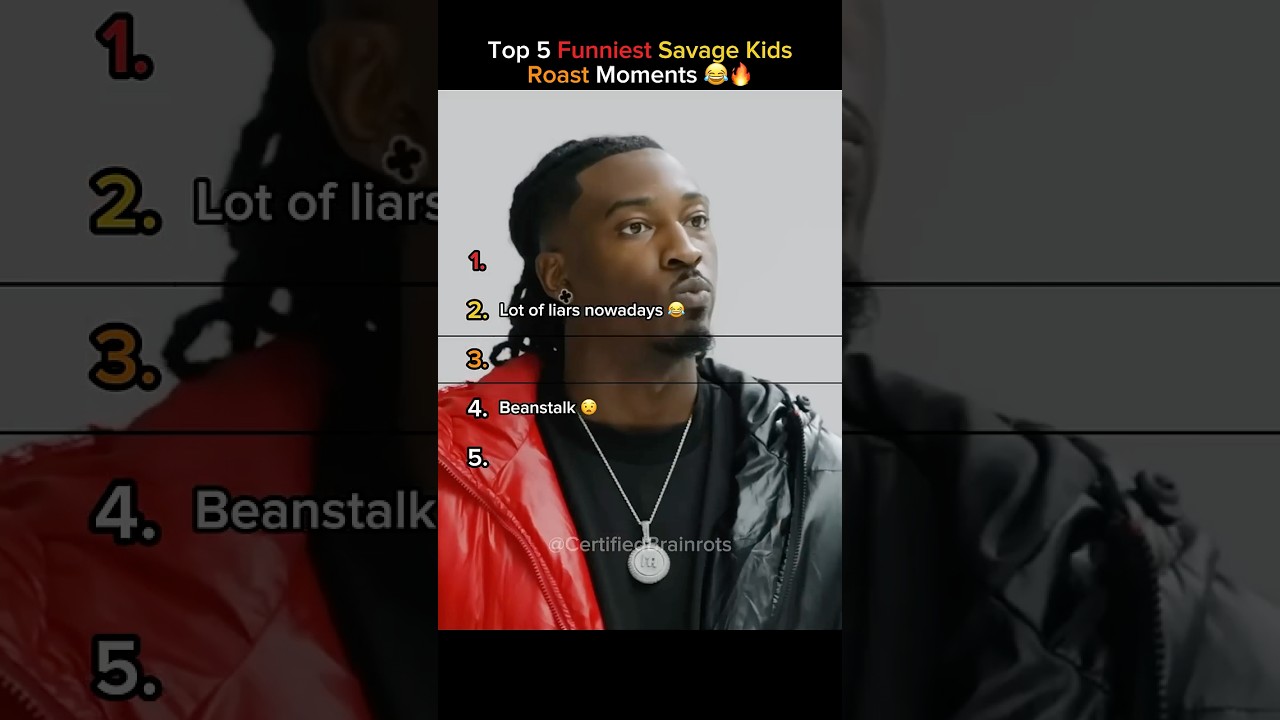 Top 5 Funniest Savage Kids Roast Moments (Kids Humble Grown-Ups) 😂🔥