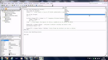 Aula de Excel 2 - Programando em VBA ( Tela Cadastro )