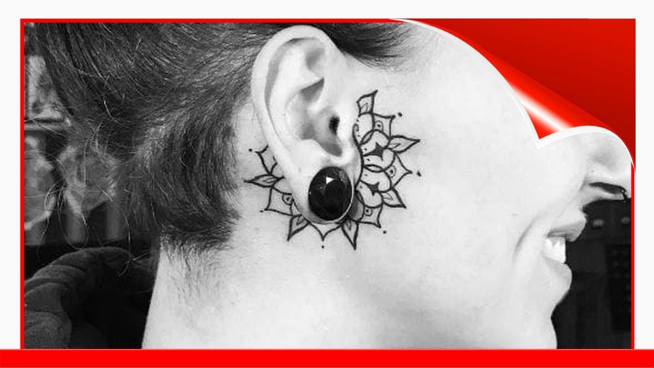 31 Tiny Ear Tattoo Ideas That Look Dainty  Cute  Allure