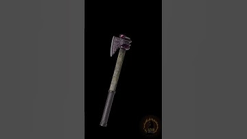 AXE 002 – Realistic Medieval Axe | Game-Ready 3D Weapon