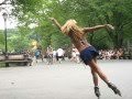 central park inline skater rihanna_only girl in the world.