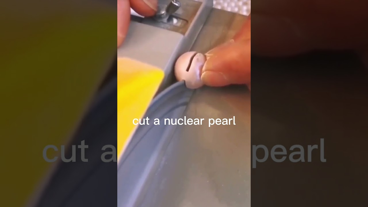 Cut a pearl to see what inside 