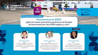 Panamericanos 2027 ¿Qué lecciones y prácticas de Gestión de Inversiones de Lima 2019 adaptar y usar?