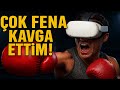 SİNİRDEN GÖZÜM DÖNDÜ! 🥊 VR BOKS OYNARKEN RAKİPLERİ PARÇALADIM