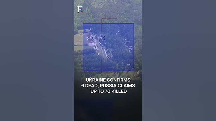 Watch: Russia Strikes Ukrainian Military Training Site In Sumy | N18G