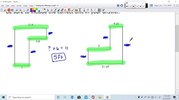 Finding the Missing Length in a Figure