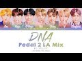 BTS 방탄소년단 DNA Pedal 2 LA Mix Color Coded Lyrics Han Rom Eng mp3