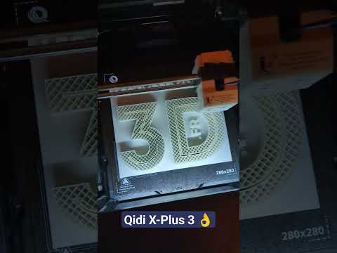 Impression logo Lesimprimantes3D.fr avec la Qidi X-Plus 3