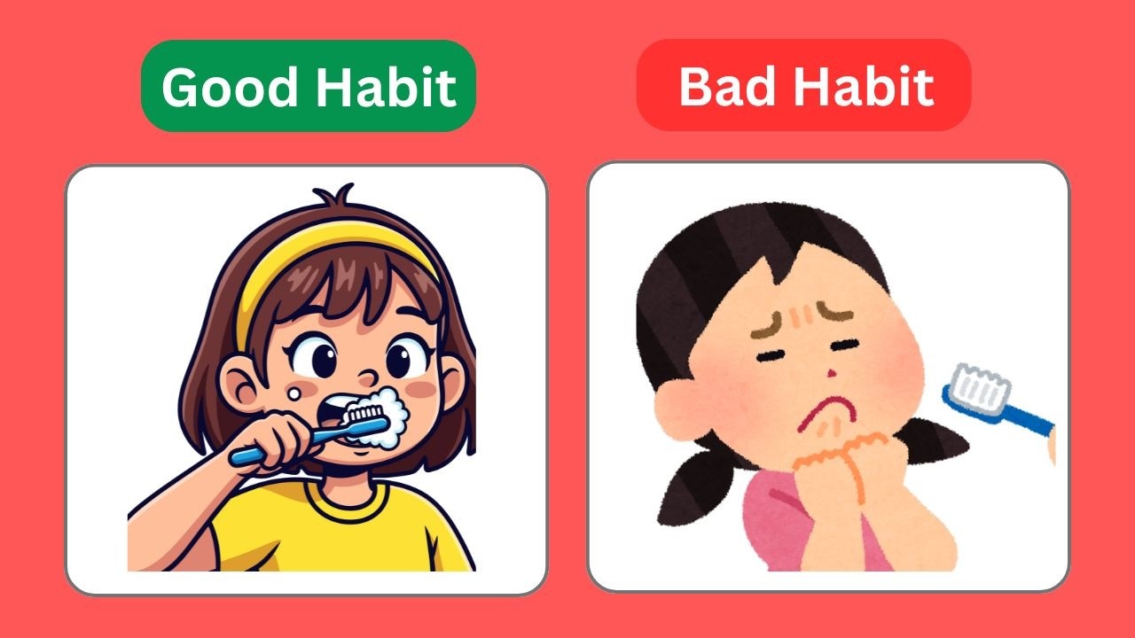 Good Habits Bad Habits, Good Habits vs Bad Habits, Good Habits vs Bad Habits for Kids