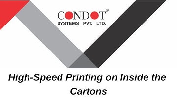 High Speed Printing on Inside the Cartons |H.S.A. Jet CBF with Parallel Head on Folder Gluer Machine