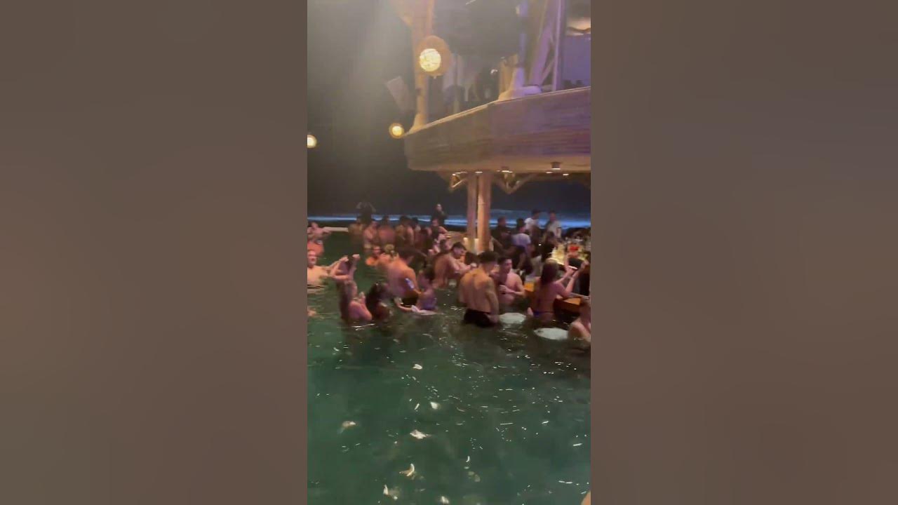 BIGGEST pool party #shorts #poolparty #bali #music #beachclubbali #beach #travel