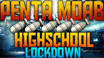 MW3: PENTA MOAB (5 MOABs in 1 Game) - Highschool Lockdown Story!