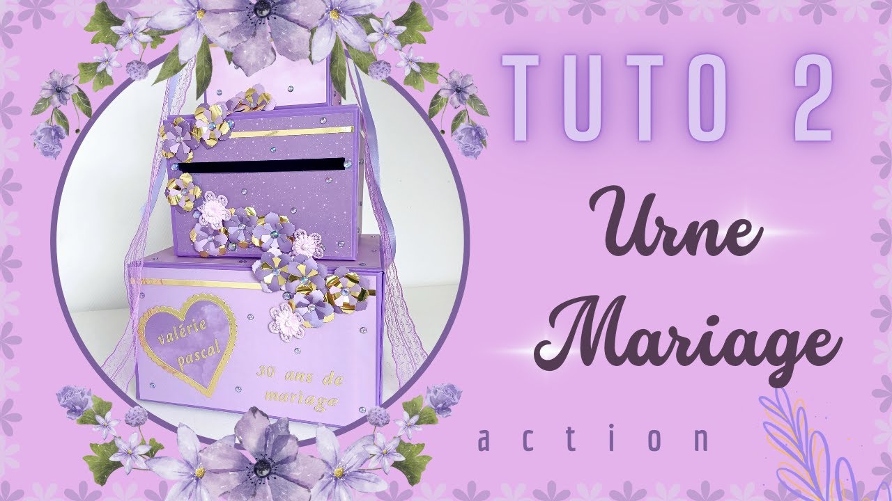 Tuto urne mariage | ACTION | Pièce montée | Chat Scrap |
