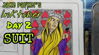 Jake Parkers Inktober: Day 2: Suit - October 2, 2021 chad brown