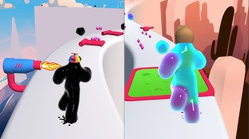 Blob Runner 3D - All Levels Gameplay Android, iOS #10 ( 126 - 137 )