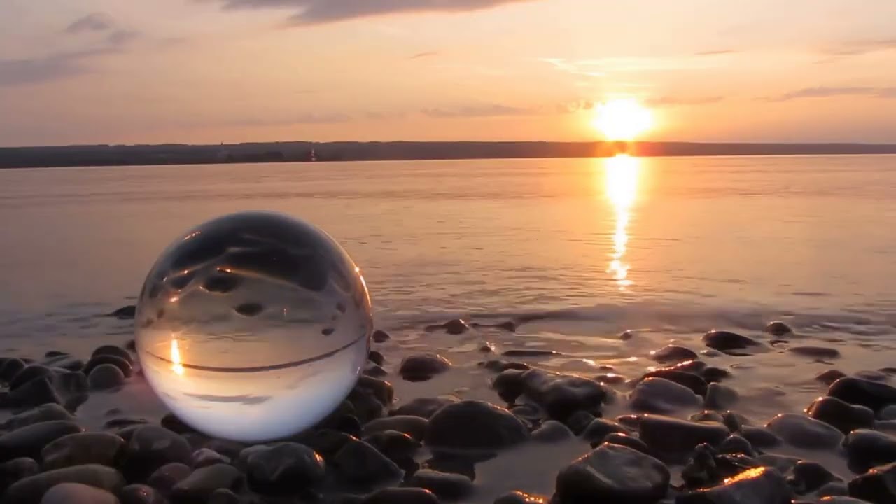 TRANQUIL HARMONY 246-Waves & Bossa Nova | A Glass Sphere Reflecting Ocean Calm