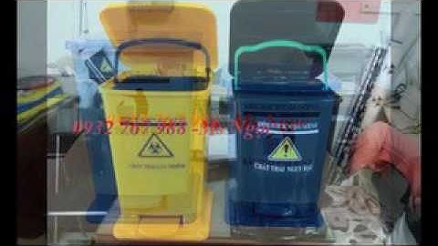 thùng đựng rác thải y tế đạp chân, thùng đựng rác thải bệnh viện