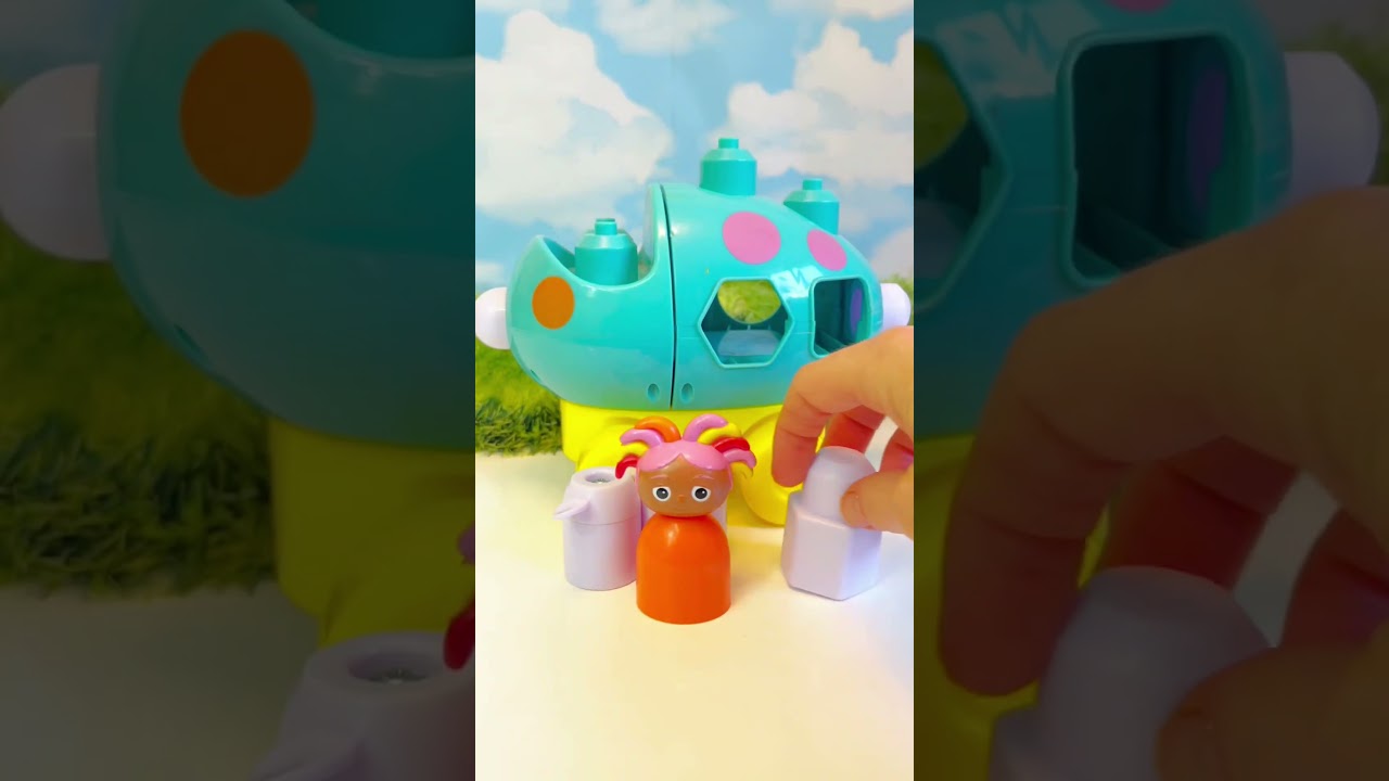 In The Night Garden Toy PINKY PONK Mega Bloks Building Shapes Sorty Upsy Daisy Playset