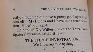 Chapter 11" The three investigators "#reading#A warning to Jupiter