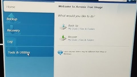 Disk To Disk Clone I Acronis True Image
