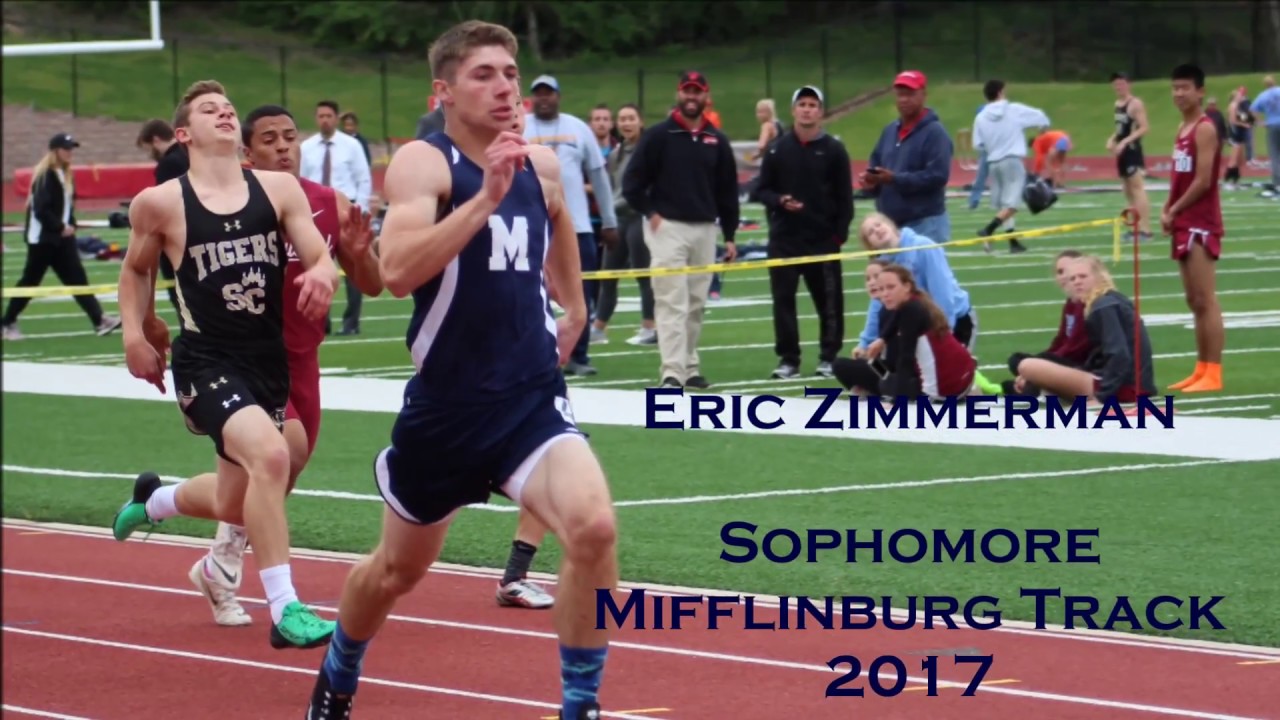 Eric Zimmerman, Sophomore, Mifflinburg High School Track, 2017 YouTube
