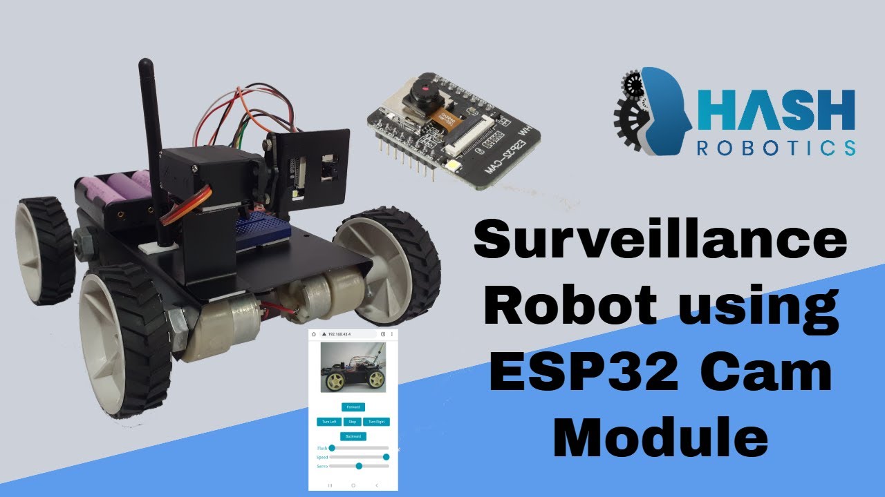 Surveillance Car using ESP32 Cam module