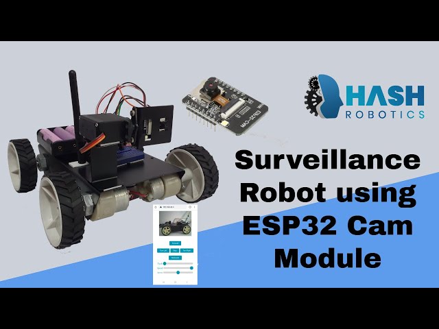 ESP32-CAM Video Surveillance Robot, Everything ESP