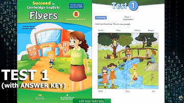 Flyers SUCCEED 8 Complete Practice Tests - Listening Test 1 | Lớp Học Thầy Mol