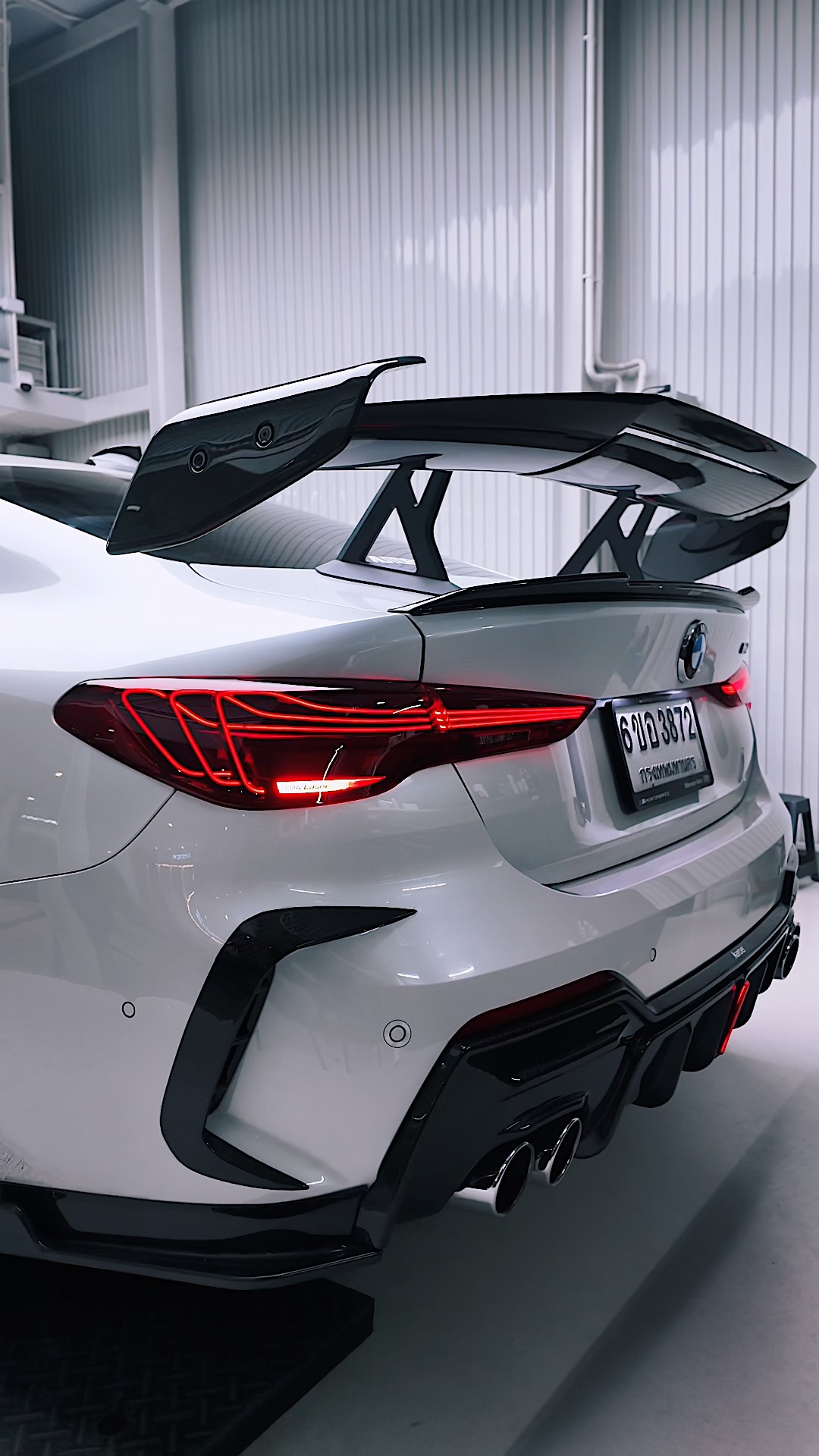 #ADRO AT-R3 wing / #CPM Strut Brace, #BMW G22 #M440i #GFORCE