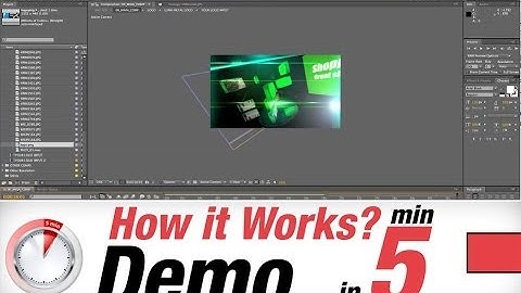 Adobe After Effects Template BlueFX Blocks Slidshow Demo