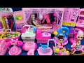 12 Minutes Satisfying with Unboxing Barbie Princess Bed ＆ Wardrobe Collection Toys Review | ASMR